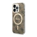 Miniatyrbillede 1 af 7: Guess 4G MagSafe - iPhone 14 Pro-cover (brunt)