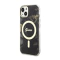Miniatyrbillede 2 af 8: Guess Golden Marble MagSafe - iPhone 14 cover (sort)