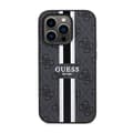 Miniatyrbillede 3 af 8: Guess 4G Printed Stripes MagSafe - iPhone 14 Pro etui (sort)