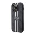 Miniatyrbillede 2 af 8: Guess 4G Printed Stripes MagSafe - iPhone 14 Pro etui (sort)