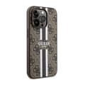 Miniatyrbillede 4 af 8: Guess 4G Printed Stripes MagSafe - iPhone 14 Pro etui (brun)