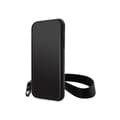 Miniatyrbild 5 av 7: Karl Lagerfeld Monogram Losange Saffiano - iPhone 11-fodral med snodd (svart)
