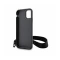 Miniatyrbild 7 av 7: Karl Lagerfeld Monogram Losange Saffiano - iPhone 11-fodral med snodd (svart)