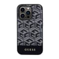 Miniatyrbillede 3 af 8: Guess GCube Stripes MagSafe - iPhone 14 Pro etui (sort)