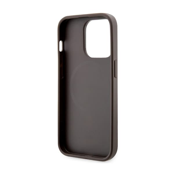 Guess 4G Printed Stripes MagSafe - iPhone 14 Pro Max etui (brun)