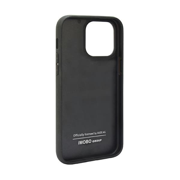 Audi Carbon Fiber Stripe - iPhone 14 Pro etui (sort)