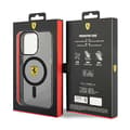 Miniatyrbillede 8 af 8: Ferrari Translucent MagSafe - iPhone 14 Pro etui (sort)