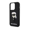 Miniatyrbillede 6 af 8: Karl Lagerfeld 3D Rubber NFT Ikonik - iPhone 14 Pro etui (sort)