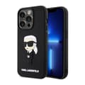 Miniatyrbillede 1 af 8: Karl Lagerfeld 3D Rubber NFT Ikonik - iPhone 14 Pro etui (sort)