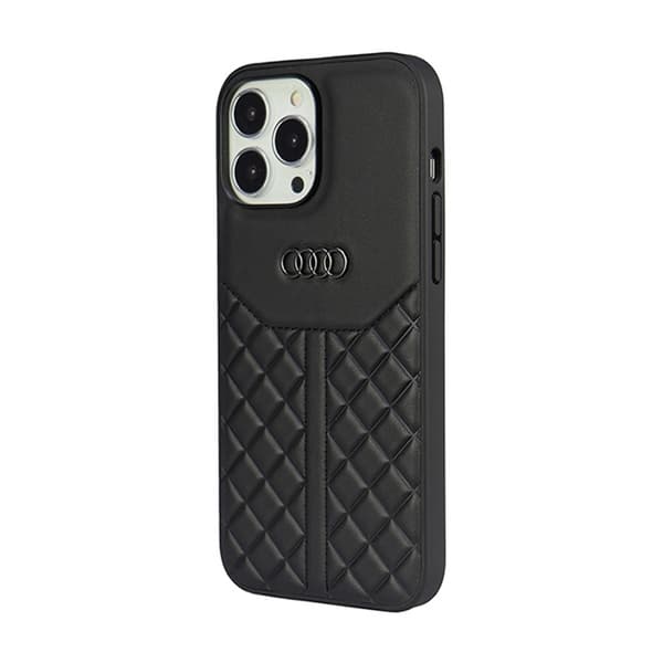Audi ægte læder - iPhone 13 Pro Max etui (sort)