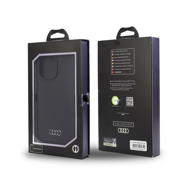 Audi silikone etui - iPhone 13 Pro Max etui (sort)