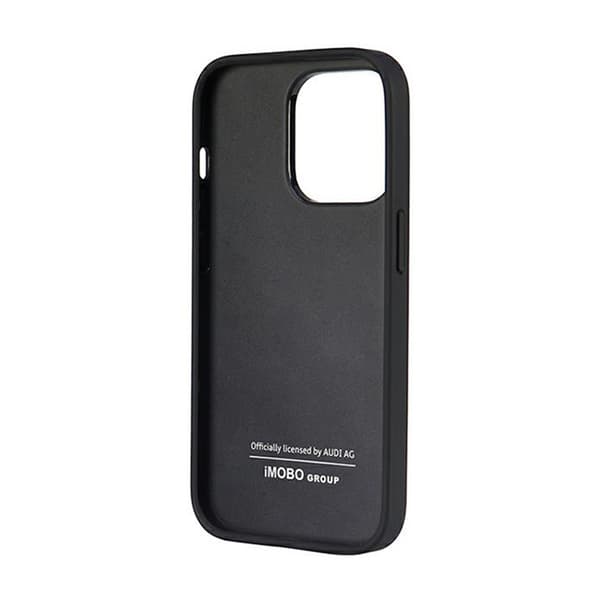 Audi syntetisk læder - iPhone 14 Pro etui (sort)