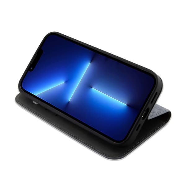 Karl Lagerfeld Kirjatyyppi NFT Saffiano Karl & Choupette - iPhone 14 Pro Max -kotelo (hopea)