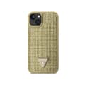 Miniatyrbillede 3 af 8: Guess Rhinestone Triangle - iPhone 14 cover (guld)
