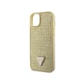 Miniatyrbillede 6 af 8: Guess Rhinestone Triangle - iPhone 14 cover (guld)