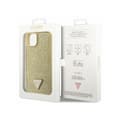 Miniatyrbillede 8 af 8: Guess Rhinestone Triangle - iPhone 14 cover (guld)