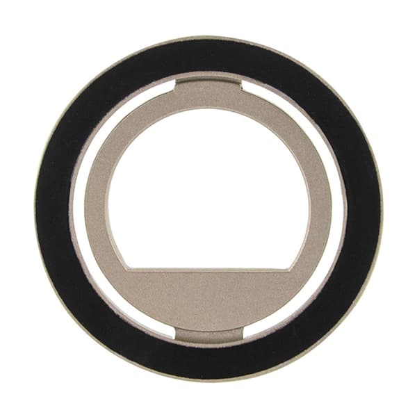 Guess MagSafe Ring Stand Rhinestone - Magnetisk fingerhållare för telefon med stativfunktion (Guld)