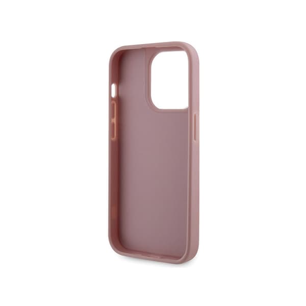 Guess Rhinestone Triangle - iPhone 14 Pro-cover (Pink)