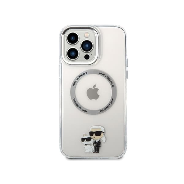 Karl Lagerfeld IML NFT Karl & Choupette MagSafe - iPhone 13 Pro Max etui (gennemsigtig)