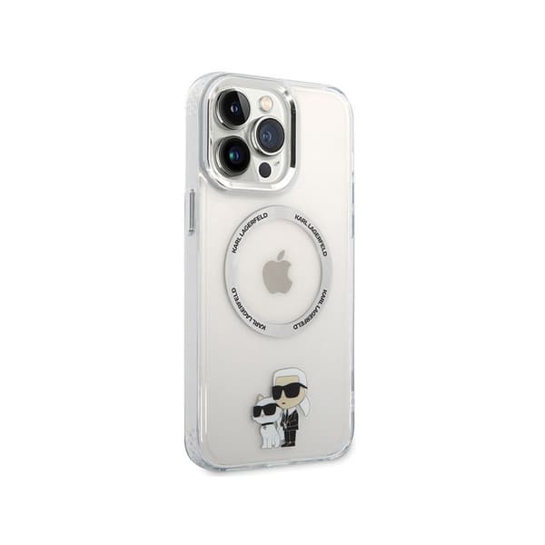 Karl Lagerfeld IML NFT Karl & Choupette MagSafe - iPhone 13 Pro Max etui (gennemsigtig)