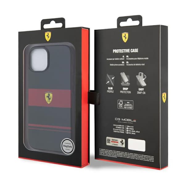Ferrari Combi MagSafe - iPhone 14 -kotelo (musta)