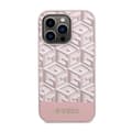Miniatyrbillede 3 af 8: Guess GCube Stripes MagSafe - iPhone 14 Pro-cover (Pink)
