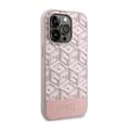 Miniatyrbillede 4 af 8: Guess GCube Stripes MagSafe - iPhone 14 Pro-cover (Pink)