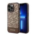 Miniatyrbillede 1 af 8: Guess GCube Stripes MagSafe - iPhone 14 Pro etui (brun)