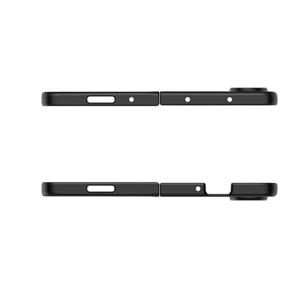 Spigen Airskin - Suojakuori Samsung Galaxy Z Fold 5:lle (musta)