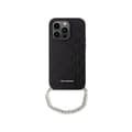 Miniatyrbillede 2 af 7: Karl Lagerfeld Saffiano Monogram Chain - iPhone 14 Pro etui (sort)