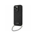 Miniatyrbillede 1 af 7: Karl Lagerfeld Saffiano Monogram Chain - iPhone 14 Pro etui (sort)