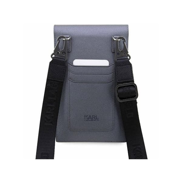 Karl Lagerfeld Saffiano NFT Karl & Choupette - Smartphonetaske og tilbehør (sølv)