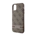 Miniatyrbillede 6 af 8: Guess 4G Printed Stripe - iPhone 11 / iPhone XR-cover (brun)