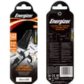 Miniatyrbild 3 av 4: Energizer HardCase - USB-A 1A billaddare + Micro USB-kabel (svart)