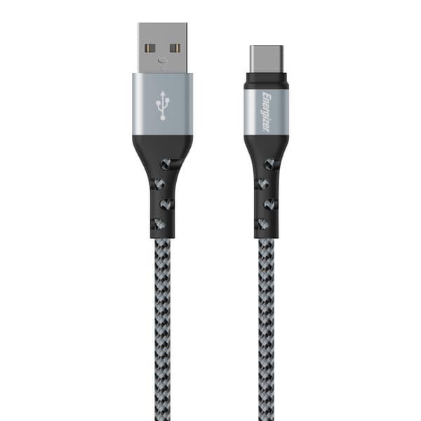 Energizer Ultimate - USB-A til USB-C forbindelseskabel 2m (sølv)