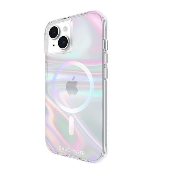 Case-Mate Soap Bubble MagSafe - iPhone 15 / iPhone 14 / iPhone 13 kotelo (irdescent)