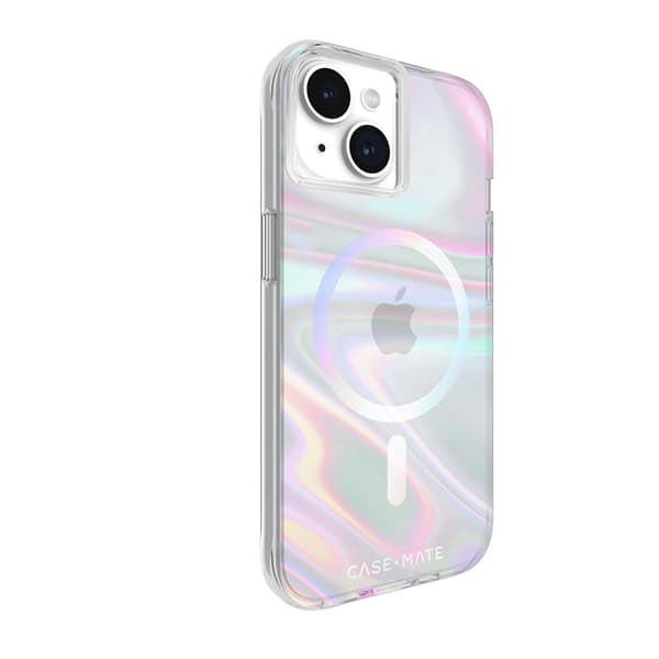 Case-Mate Soap Bubble MagSafe - iPhone 15 / iPhone 14 / iPhone 13 kotelo (irdescent)