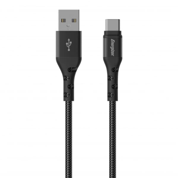 Energizer Ultimate - USB-A til USB-C-forbindelseskabel 2m (sort)