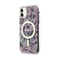 Pikkukuva 2 / 8: Guess Flower MagSafe - iPhone 11 -kotelo (vaaleanpunainen)