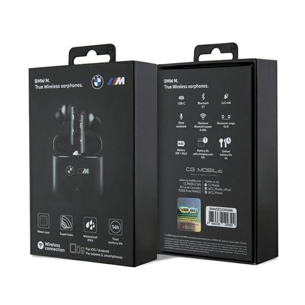 BMW M Collection - TWS hovedtelefoner + dockingstation (sort)