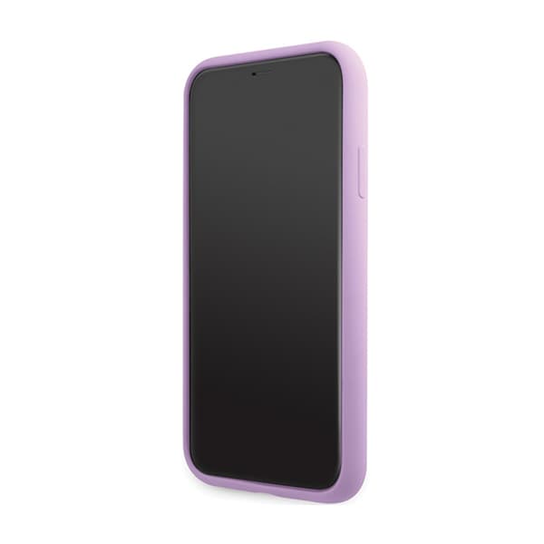 Karl Lagerfeld Silikonsignatur - iPhone 11-fodral (lila)