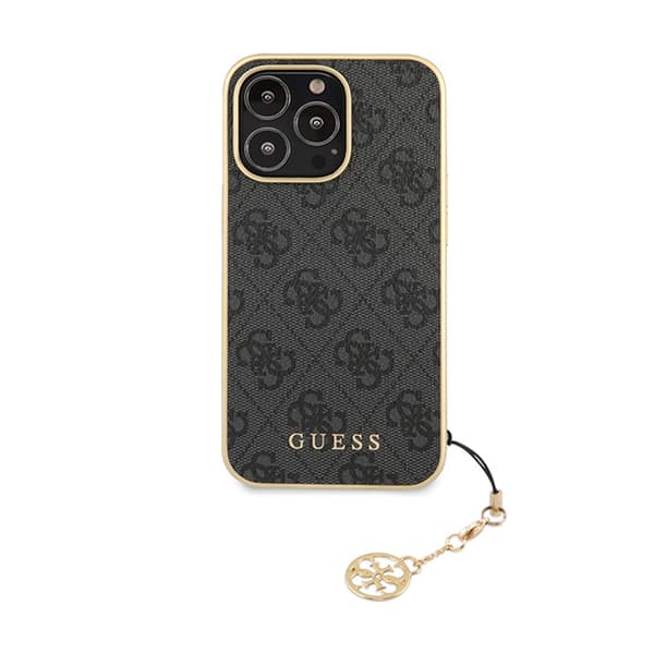 Guess 4G Charms Collection - iPhone 14 Pro Max -kotelo (harmaa)