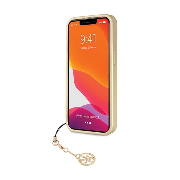 Guess 4G Charms Collection - iPhone 14 Pro Max -kotelo (harmaa)
