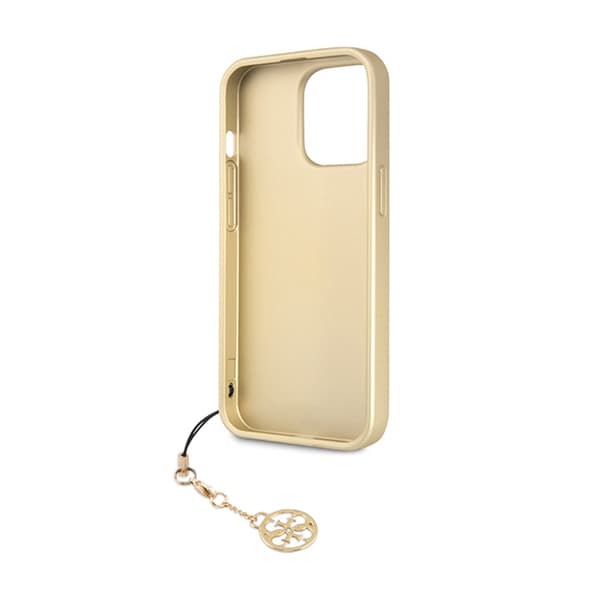 Guess 4G Charms Collection - iPhone 14 Pro Max -kotelo (harmaa)