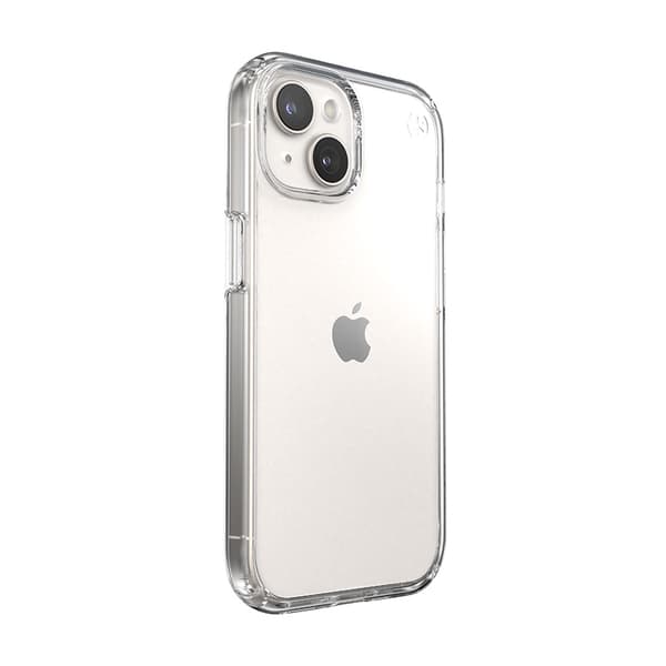 Speck Presidio Perfect-Clear - iPhone 15 / iPhone 14 / iPhone 13 etui (gennemsigtig)