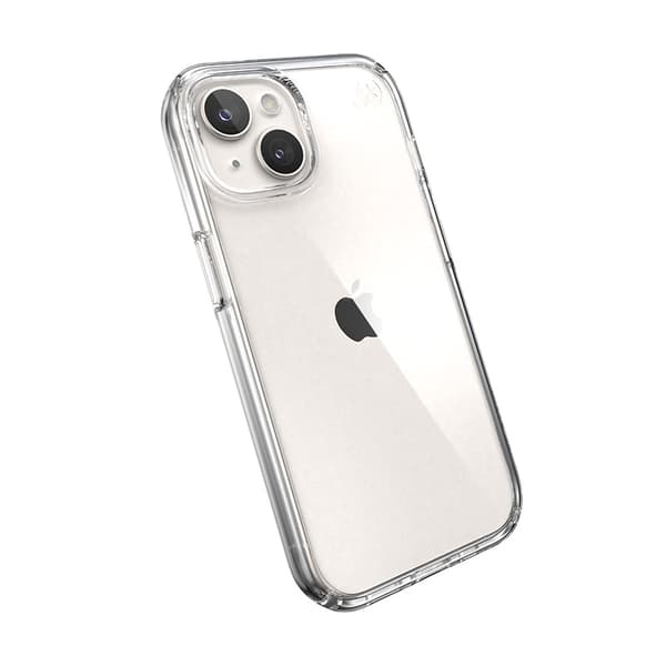 Speck Presidio Perfect-Clear - iPhone 15 / iPhone 14 / iPhone 13 etui (gennemsigtig)