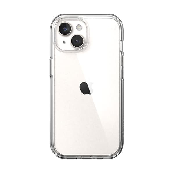 Speck Presidio Perfect-Clear - iPhone 15 / iPhone 14 / iPhone 13 etui (gennemsigtig)