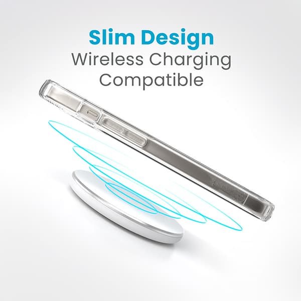 Speck Presidio Perfect-Clear - iPhone 15 / iPhone 14 / iPhone 13 etui (gennemsigtig)