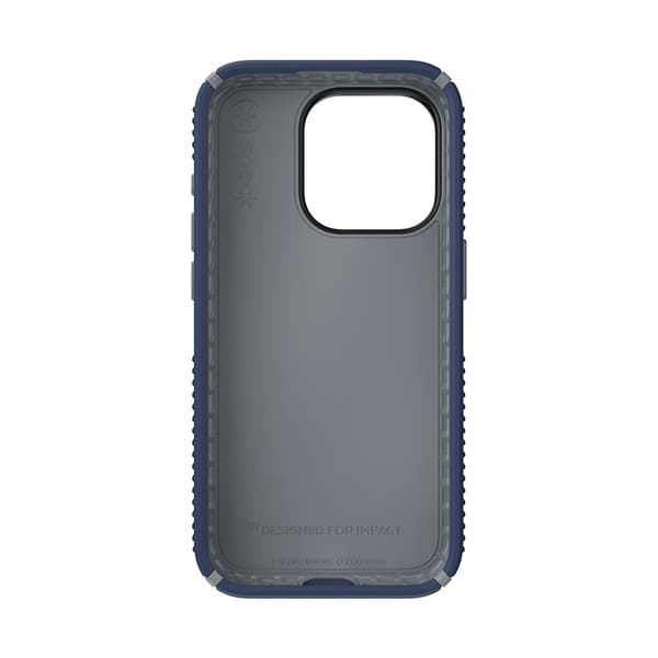 Speck Presidio2 Grip - iPhone 15 Pro-fodral (kustblå/dammgrå/vit)