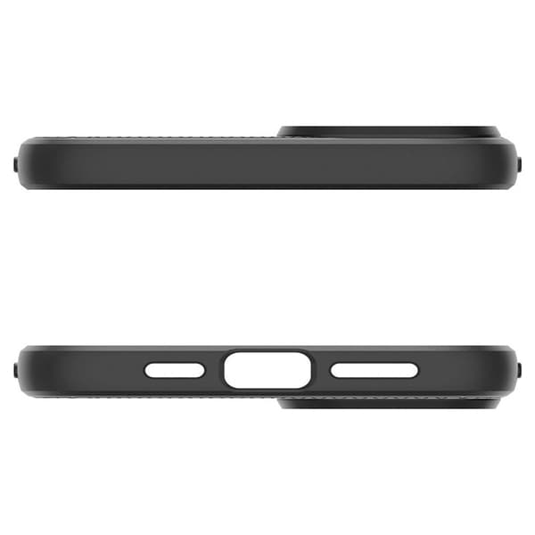 Spigen Liquid Air - Cover til iPhone 15 Plus (mat sort)